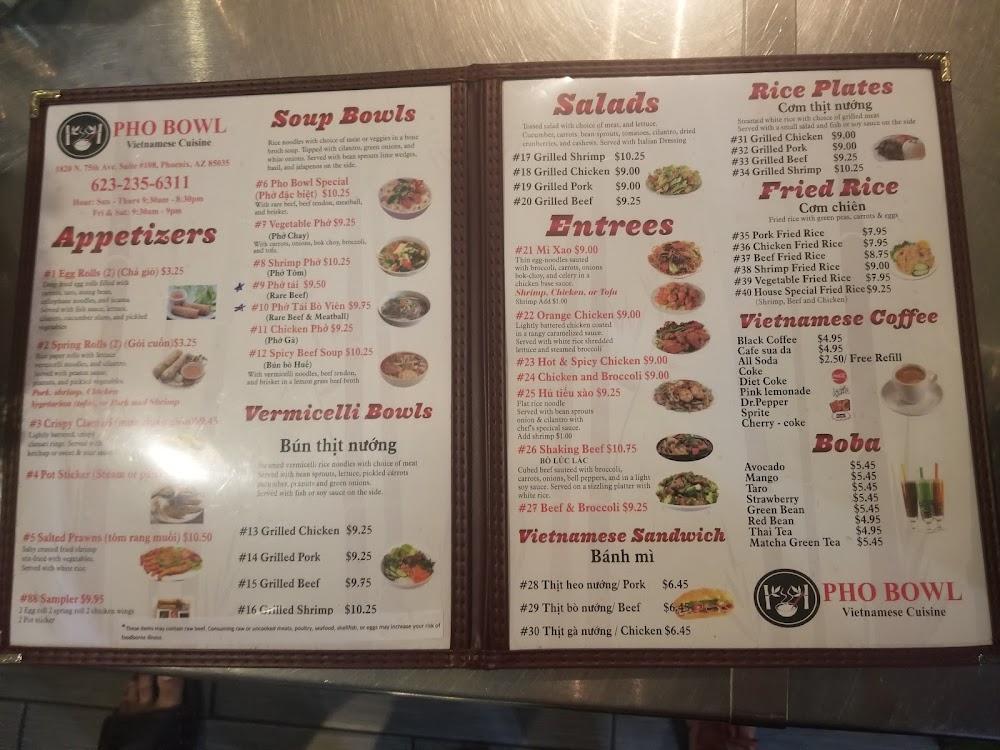 Phở Bowl Vietnamese Cuisine | 75th Menu image 4